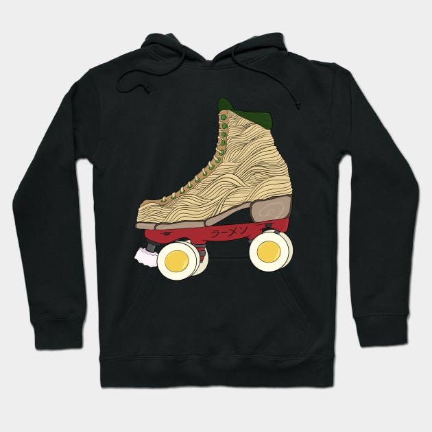 Ramen Roller Skate Hoodie by RiaoraCreations